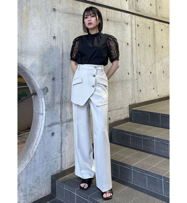 MURUA「レーススリーブブラウス」|シャツ・ブラウス|