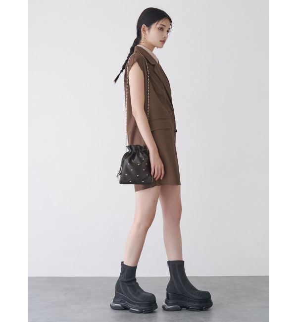 MURUA「2wayカットオフミニワンピース」|ワンピース|