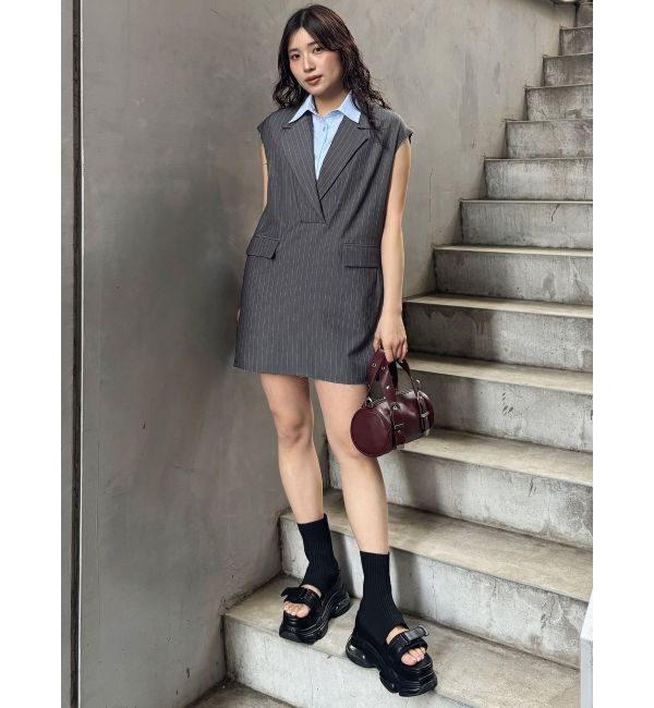 MURUA「2wayカットオフミニワンピース」|ワンピース|