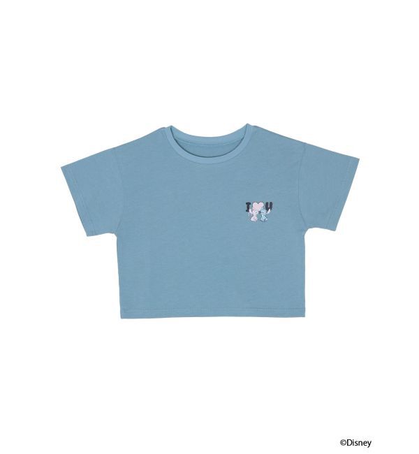 MURUA「【スティッチコラボ】グラデーショントロピカルTシャツ」|Tシャツ・カットソー|ブルー