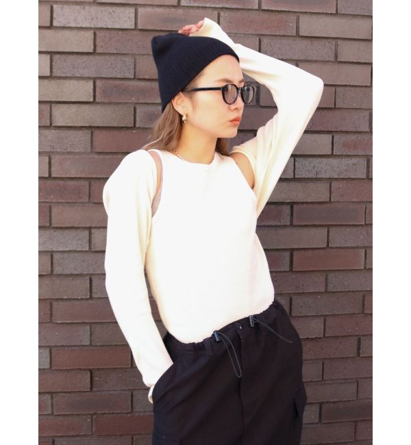 Ungrid「【WEB限定】レイヤードフィットロングスリーブTee」|Tシャツ・カットソー|