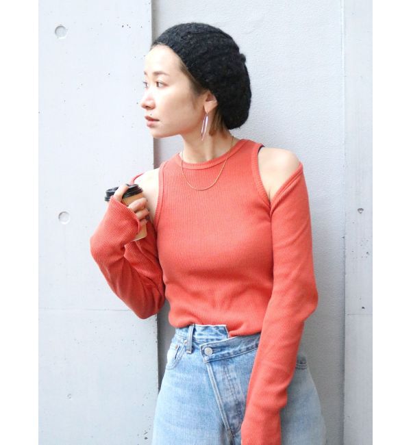 Ungrid「【WEB限定】レイヤードフィットロングスリーブTee」|Tシャツ・カットソー|