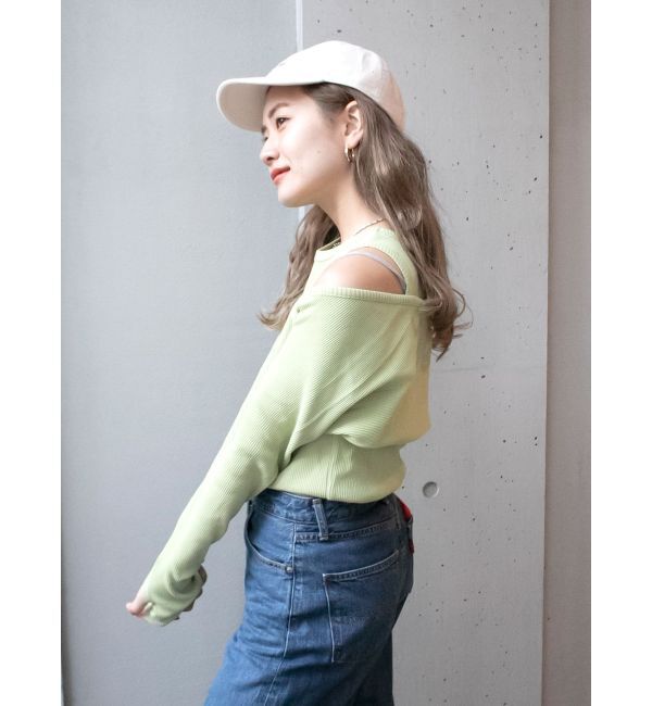 Ungrid「【WEB限定】レイヤードフィットロングスリーブTee」|Tシャツ・カットソー|