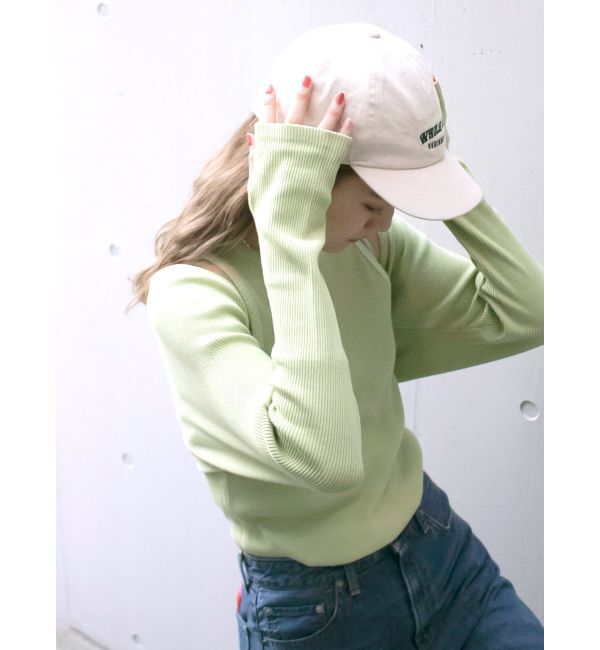 Ungrid「【WEB限定】レイヤードフィットロングスリーブTee」|Tシャツ・カットソー|