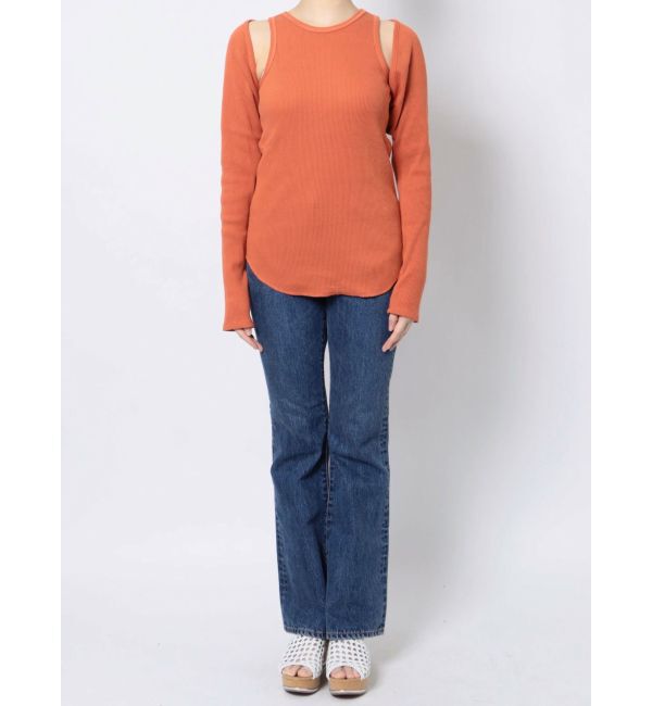 Ungrid「【WEB限定】レイヤードフィットロングスリーブTee」|Tシャツ・カットソー|