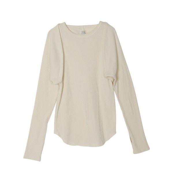 Ungrid「【WEB限定】レイヤードフィットロングスリーブTee」|Tシャツ・カットソー|