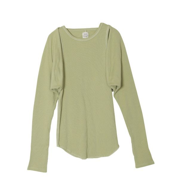 Ungrid「【WEB限定】レイヤードフィットロングスリーブTee」|Tシャツ・カットソー|