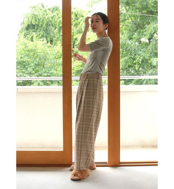 Ungrid「ベロアフィットTee」|Tシャツ・カットソー|