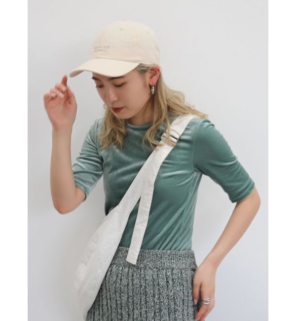 Ungrid「ベロアフィットTee」|Tシャツ・カットソー|