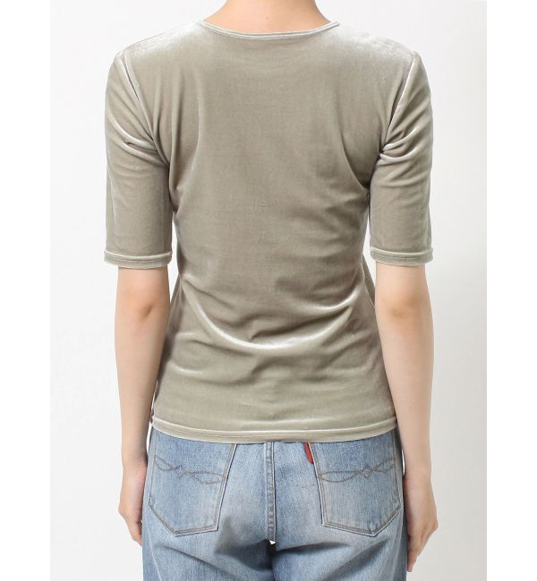 Ungrid「ベロアフィットTee」|Tシャツ・カットソー|