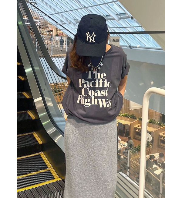 Ungrid「ヴィンテージウォッシュロゴビッグTee」|Tシャツ・カットソー|