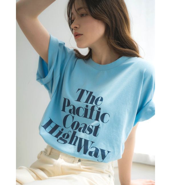 Ungrid「ヴィンテージウォッシュロゴビッグTee」|Tシャツ・カットソー|