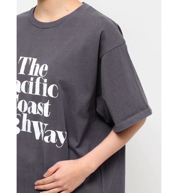 Ungrid「ヴィンテージウォッシュロゴビッグTee」|Tシャツ・カットソー|