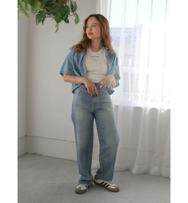 Ungrid「ロゴアメスリショートタンクトップ」|Tシャツ・カットソー|