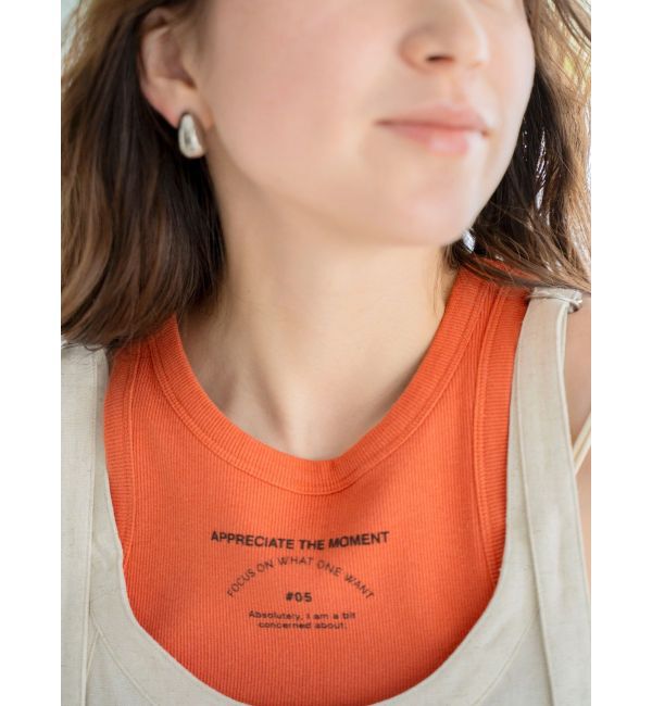 Ungrid「ロゴアメスリショートタンクトップ」|Tシャツ・カットソー|