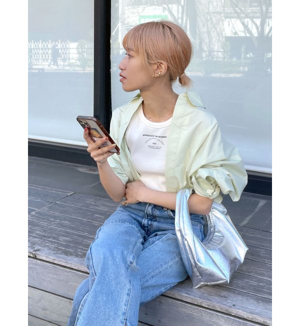 Ungrid「ロゴアメスリショートタンクトップ」|Tシャツ・カットソー|