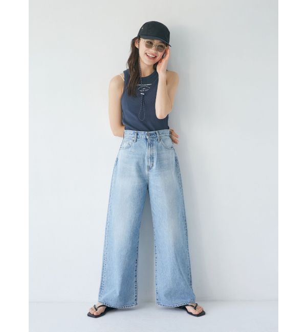 Ungrid「ロゴアメスリショートタンクトップ」|Tシャツ・カットソー|