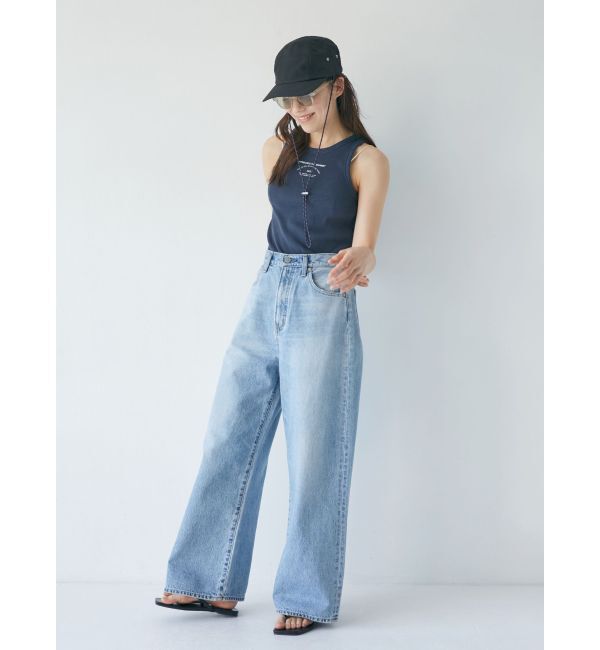 Ungrid「ロゴアメスリショートタンクトップ」|Tシャツ・カットソー|