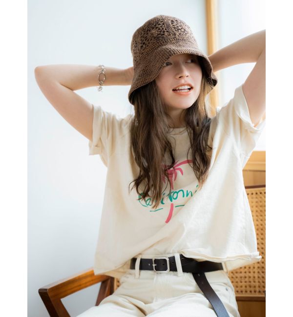 Ungrid「mixta別注 グラフィックロゴTee」|Tシャツ・カットソー|