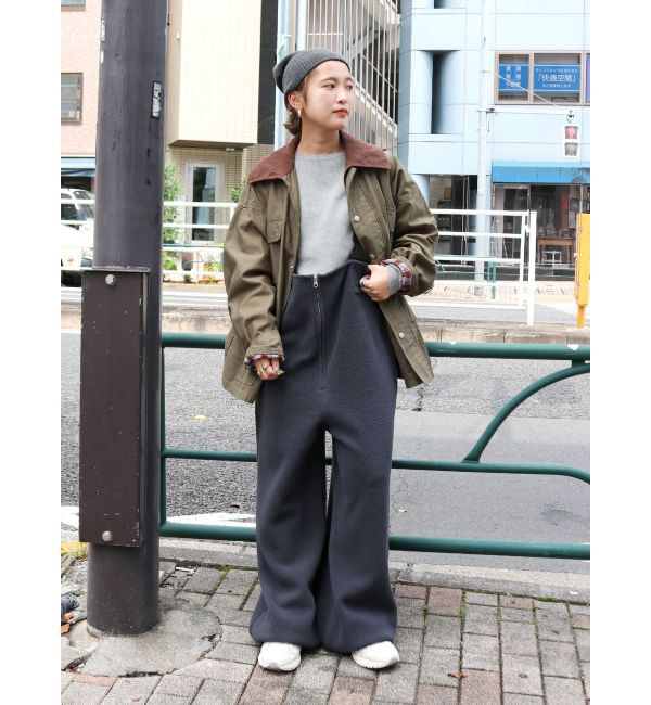 Ungrid「【WEB限定】スリーブタックスウェットライクルーズニット」|ニット・セーター|