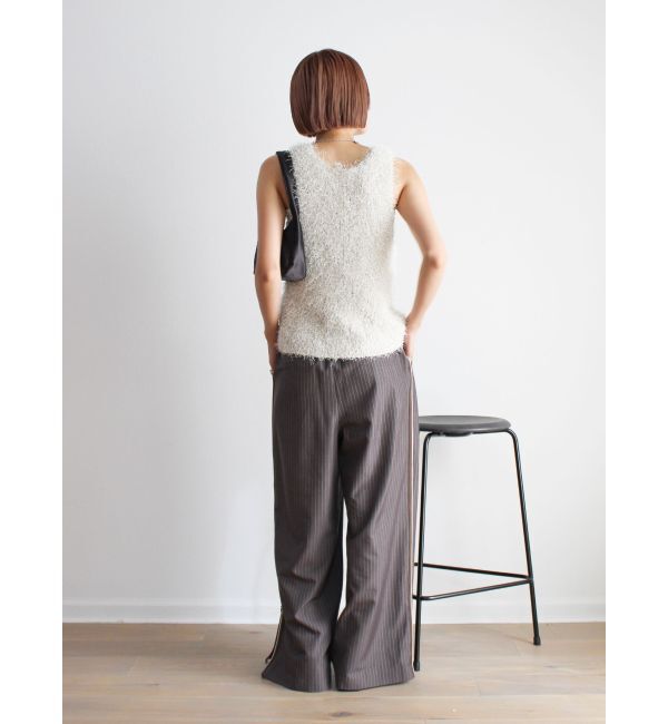 Ungrid「ラインデザインラフタックパンツ」|その他|