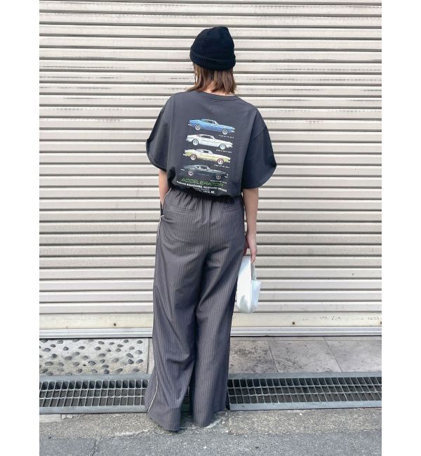 Ungrid「ラインデザインラフタックパンツ」|その他|