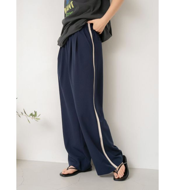 Ungrid「ラインデザインラフタックパンツ」|その他|