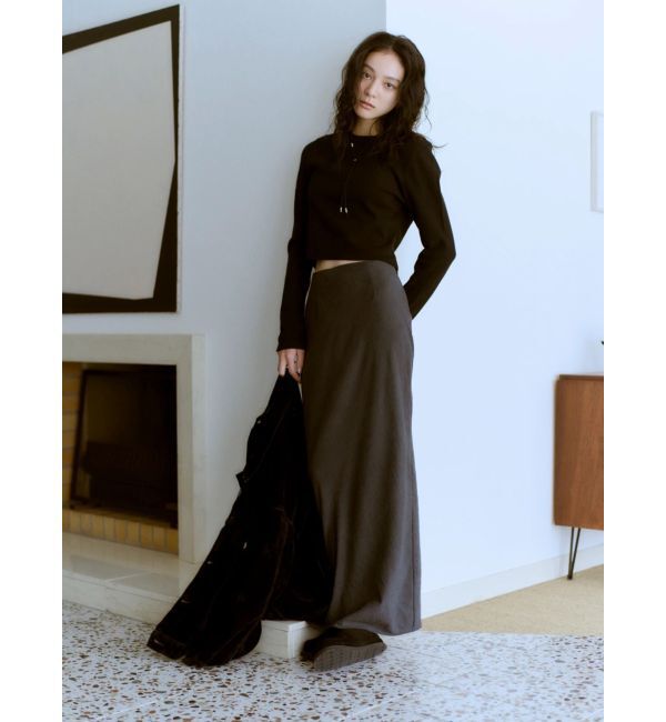 Ungrid「ピーチ起毛フィットスカート」|スカート|