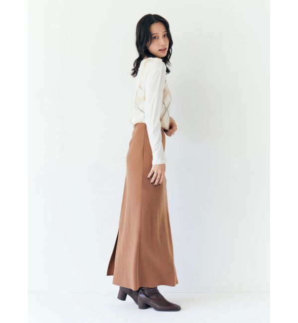 Ungrid「ピーチ起毛フィットスカート」|スカート|