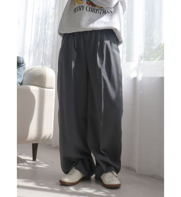 Ungrid「タックデザインラフパンツ」|その他|