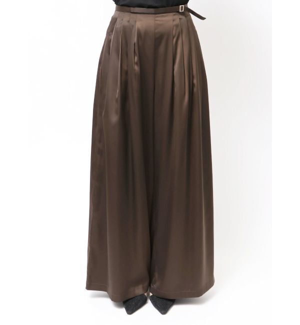 LAGUNAMOON「シルエットタックワイドパンツ」|その他|