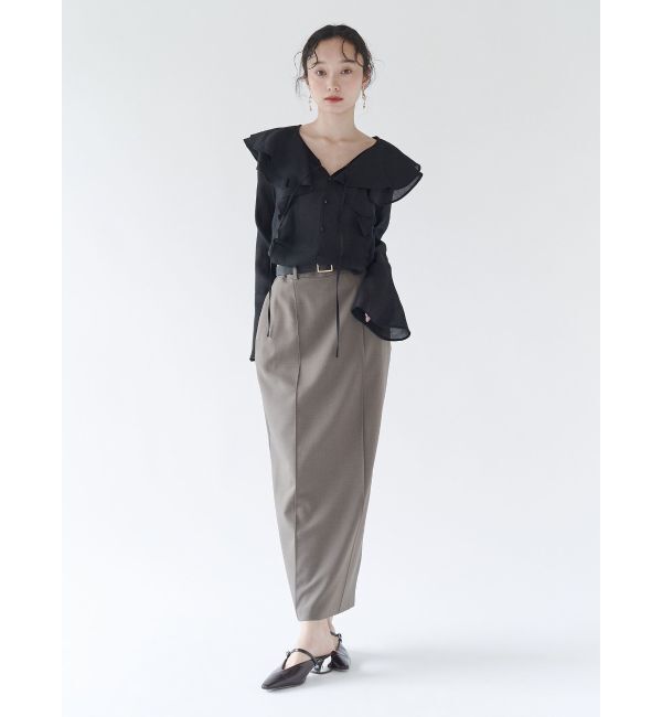 LAGUNAMOON「ピンタックIラインスカート」|スカート|