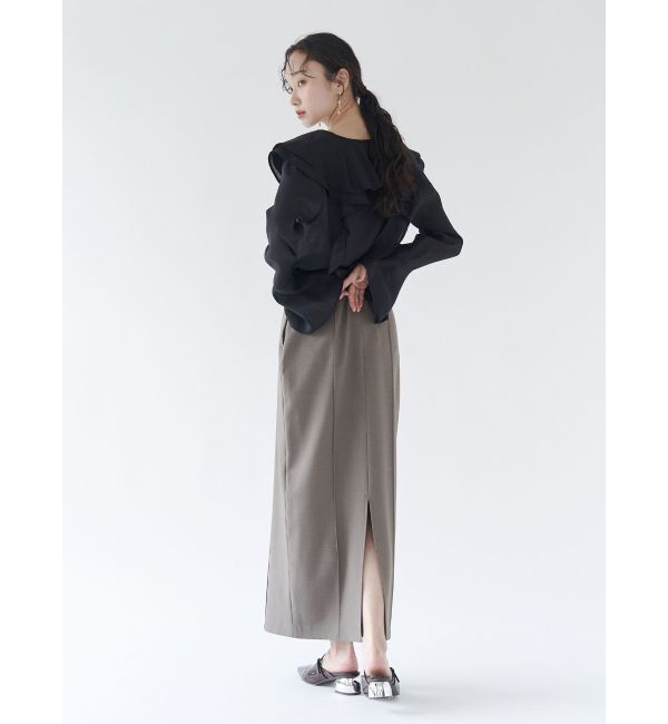 LAGUNAMOON「ピンタックIラインスカート」|スカート|