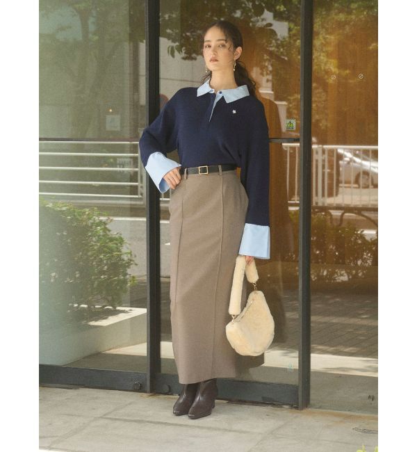 LAGUNAMOON「ピンタックIラインスカート」|スカート|