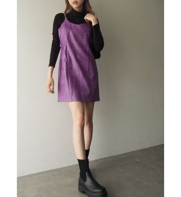 EVRIS「チェーンストラップミニワンピース」|ワンピース|