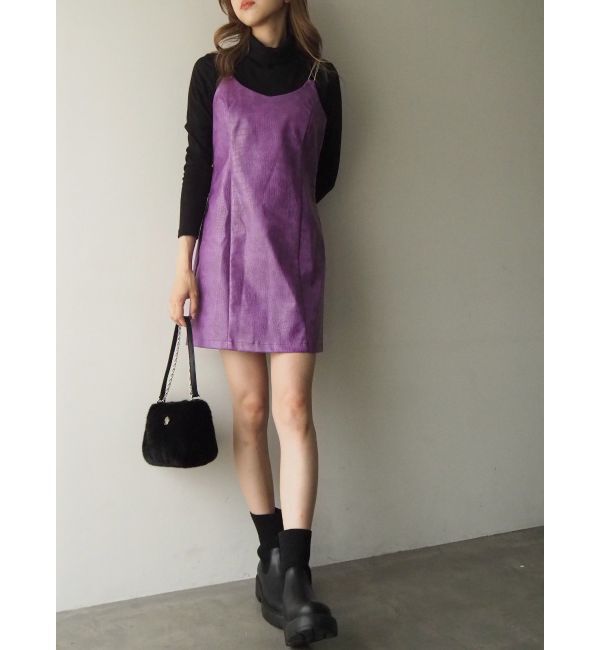 EVRIS「チェーンストラップミニワンピース」|ワンピース|