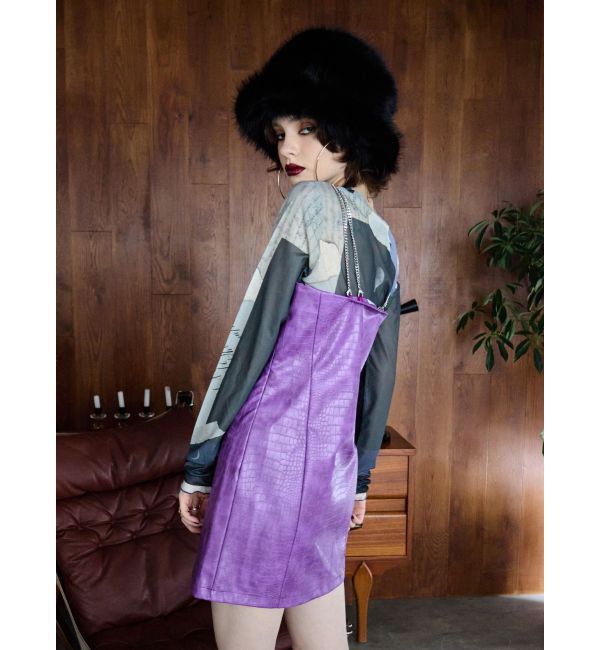 EVRIS「チェーンストラップミニワンピース」|ワンピース|