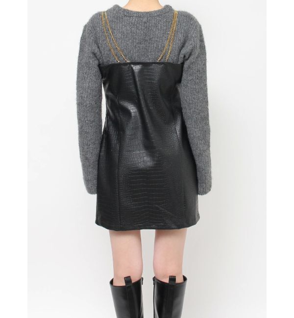 EVRIS「チェーンストラップミニワンピース」|ワンピース|