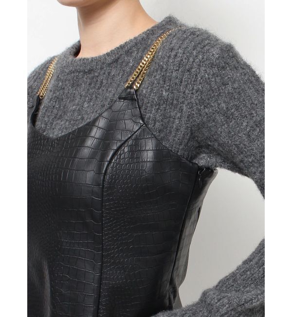 EVRIS「チェーンストラップミニワンピース」|ワンピース|