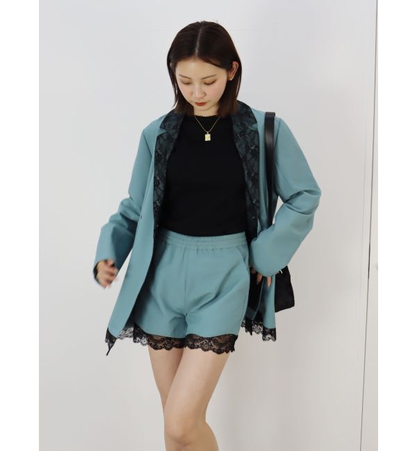 EVRIS「バックオープンボディースーツ」|タンクトップ|