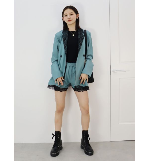 EVRIS「バックオープンボディースーツ」|タンクトップ|