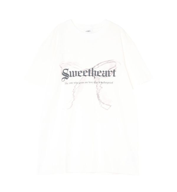 EVRIS「フロントリボングラフィックBIG Tシャツ」|Tシャツ・カットソー|