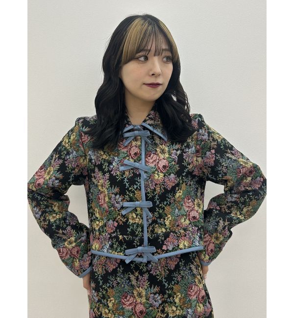 jouetie「ショートゴブランジャケット【セットアップ対応】」|テーラードジャケット|