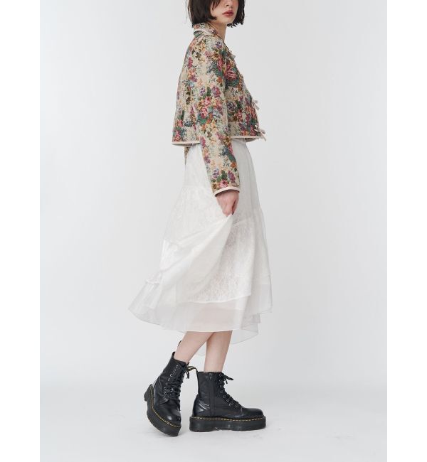 jouetie「ショートゴブランジャケット【セットアップ対応】」|テーラードジャケット|