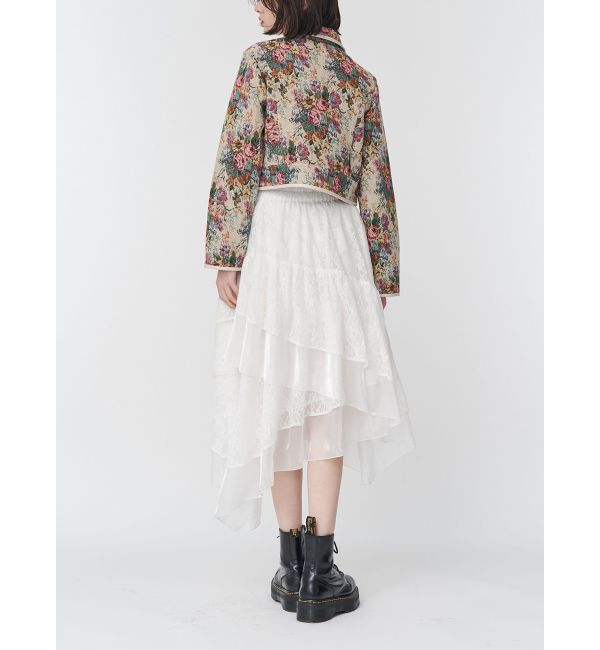 jouetie「ショートゴブランジャケット【セットアップ対応】」|テーラードジャケット|