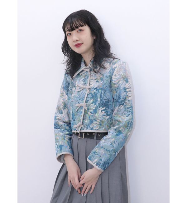 jouetie「ショートゴブランジャケット【セットアップ対応】」|テーラードジャケット|