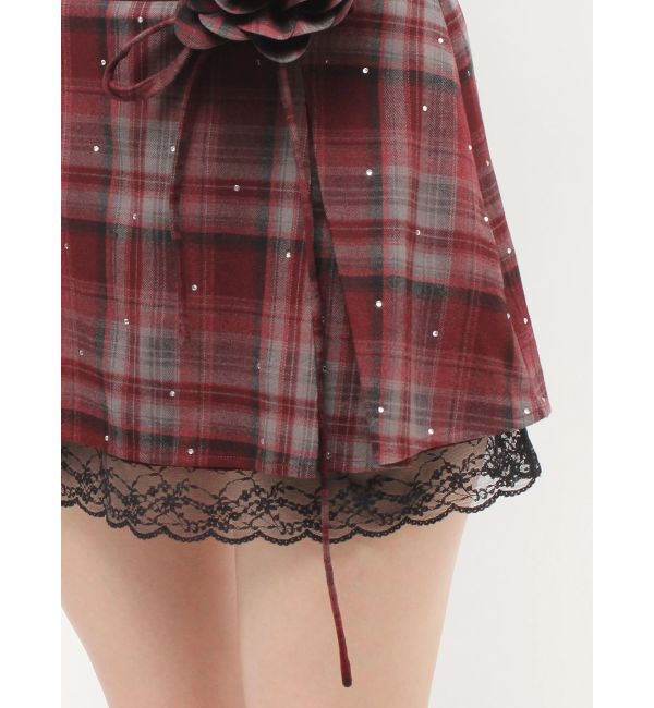 jouetie「ローズモチーフミニスカパン【セットアップ対応】」|スカート|