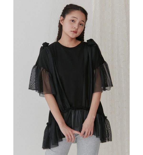 merry jenny「ビスチェレイヤードtee」|Tシャツ・カットソー|