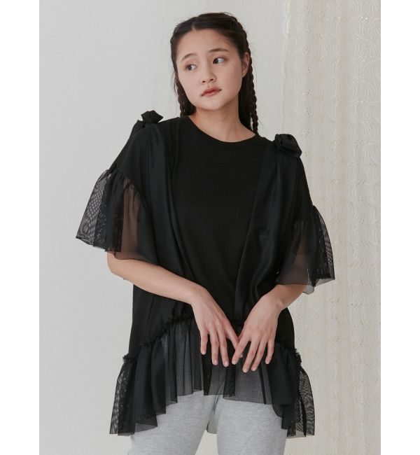 merry jenny「ビスチェレイヤードtee」|Tシャツ・カットソー|