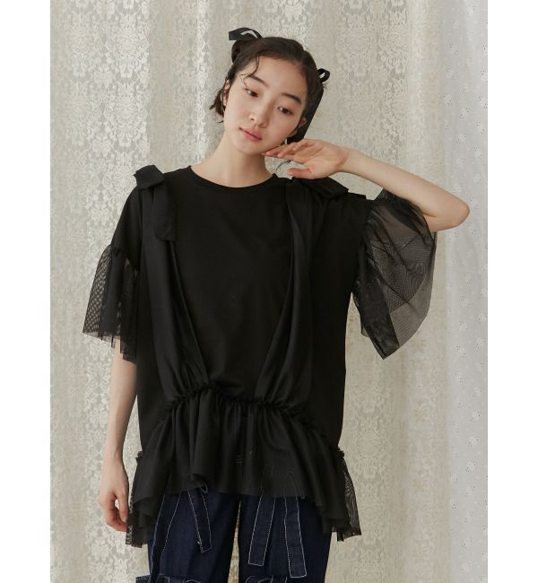 merry jenny「ビスチェレイヤードtee」|Tシャツ・カットソー|